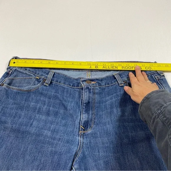 Old Navy Denim Ankle Jeans Casual Medium wash Midrise Short Straight Fit… - Picture 5 of 11